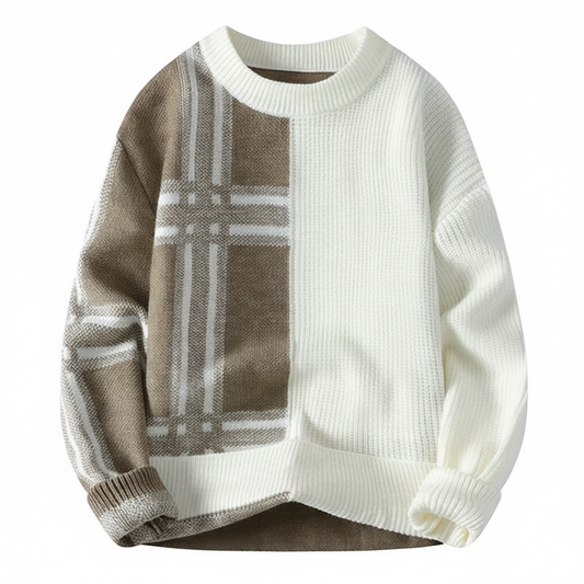 men's knit knit sweater