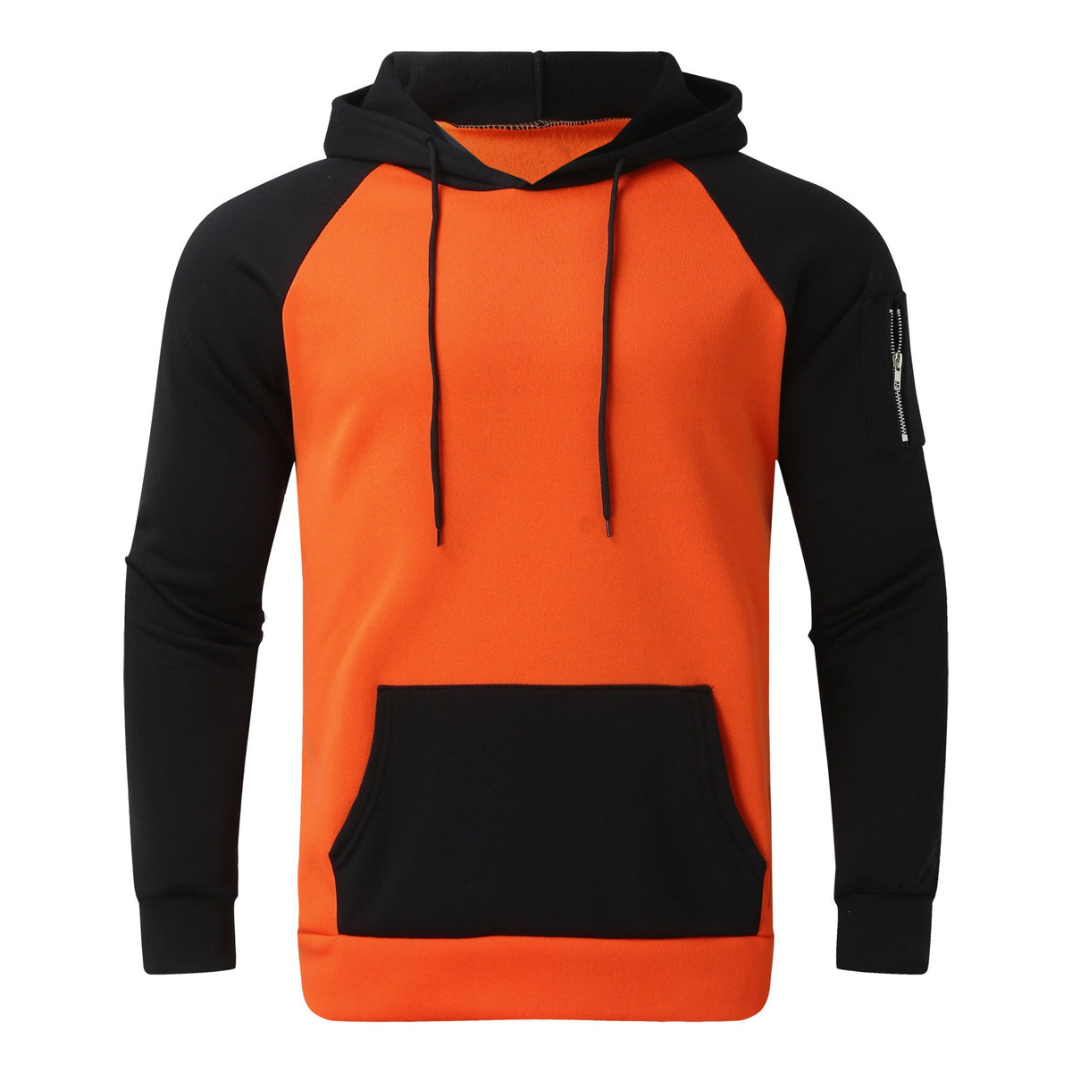 Men's Colour Block Raglan Hoodie