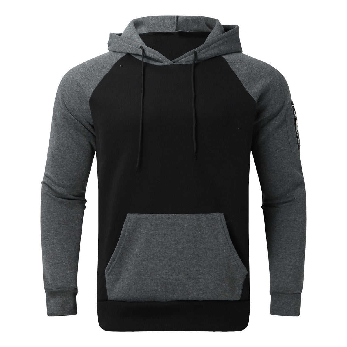 Men's Colour Block Raglan Hoodie