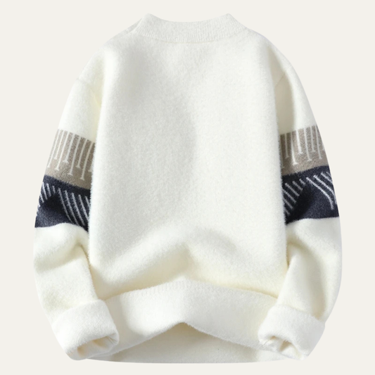 men's knit knit sweater