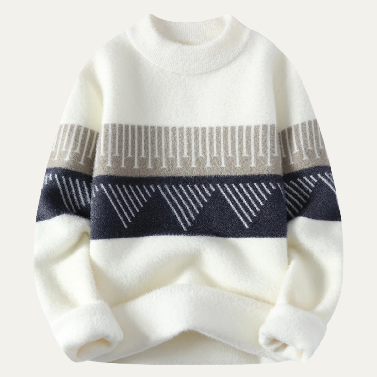 men's knit knit sweater