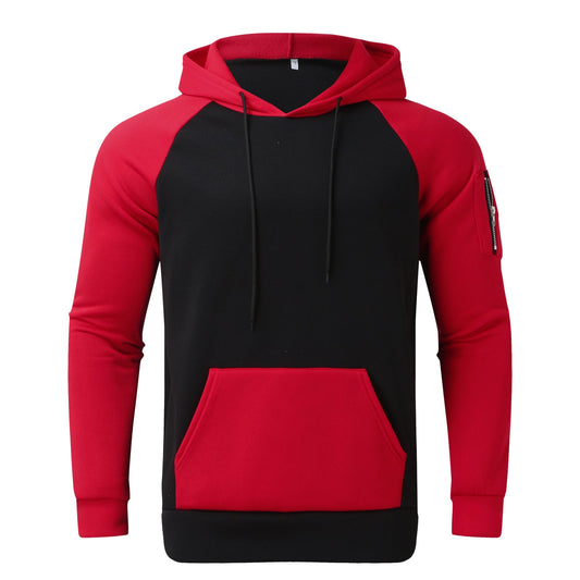 Men's Colourblock Raglan Hoodie