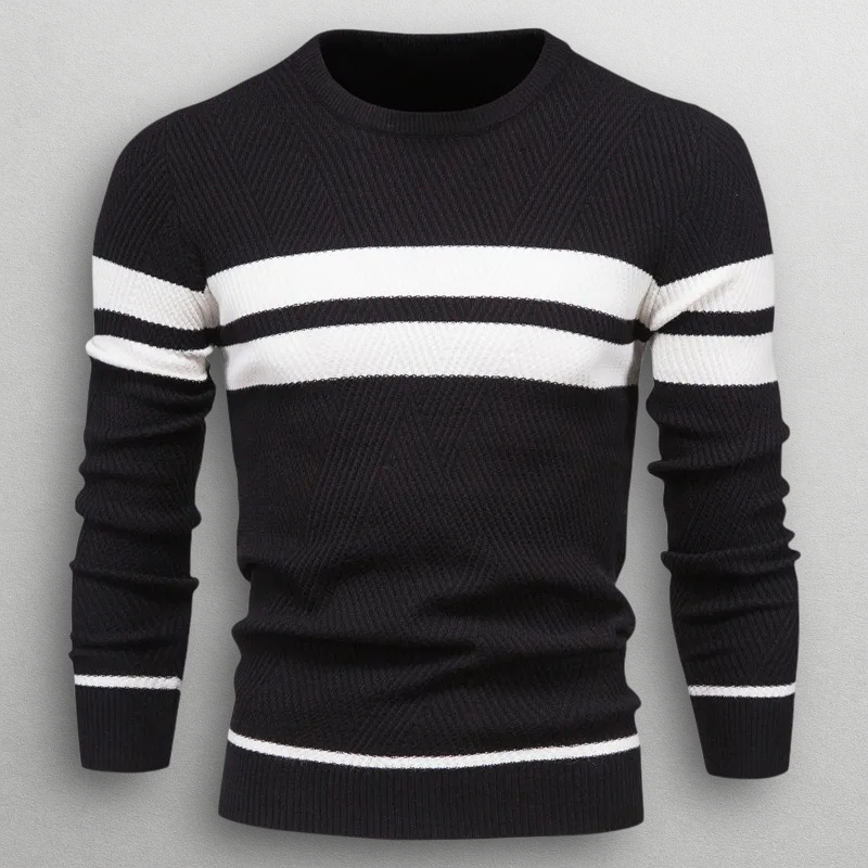men's knit knit sweater