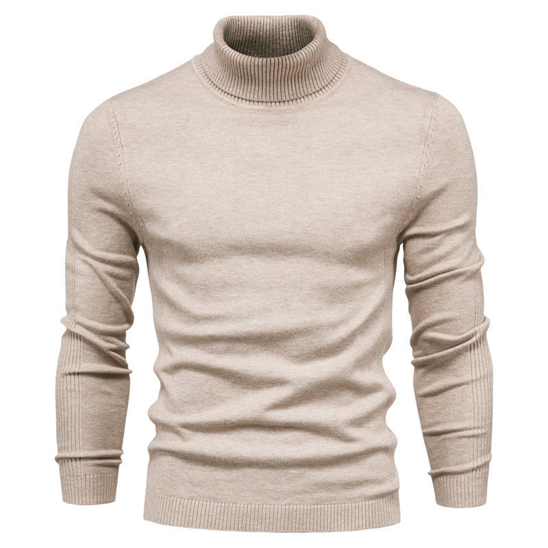 Men's Fine Knit Turtleneck Sweater