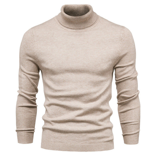 Men's Fine Knit Turtleneck Sweater
