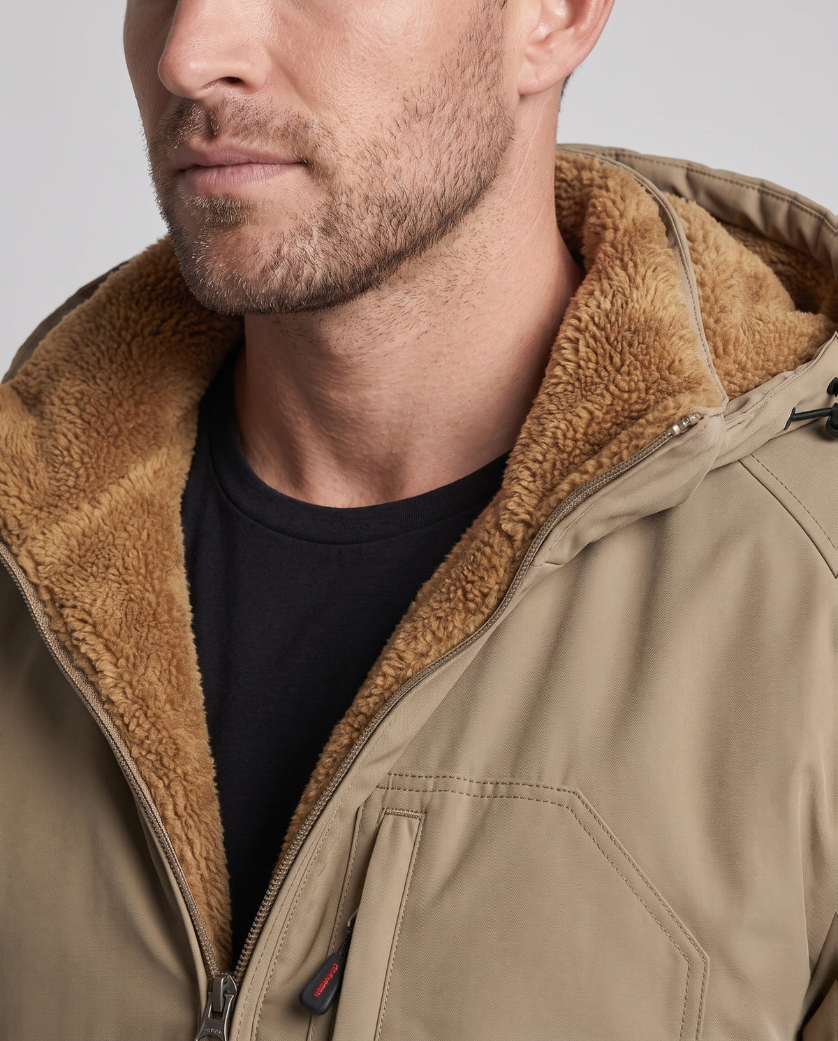 Men's Fleece Lined Winter Jacket