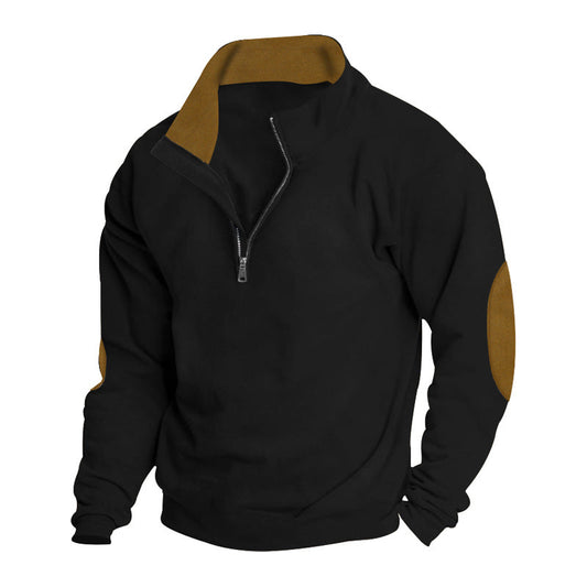 Men's Half Zip Knit Cardigan