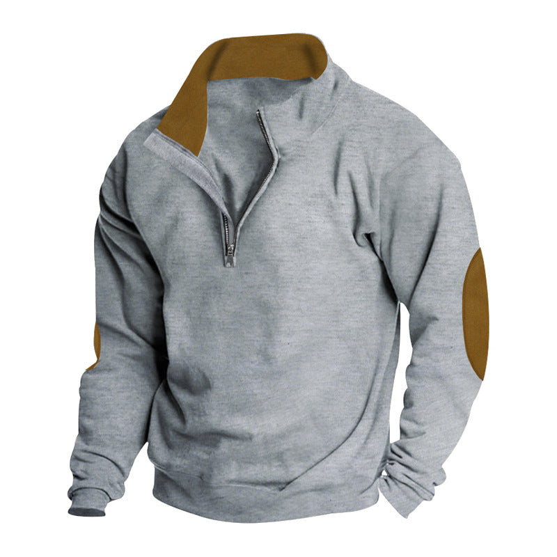 Men's Half Zip Knit Cardigan