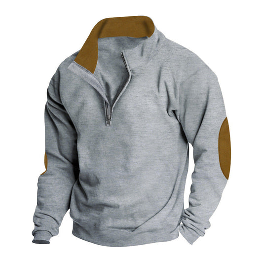 Men's Half Zip Knit Cardigan