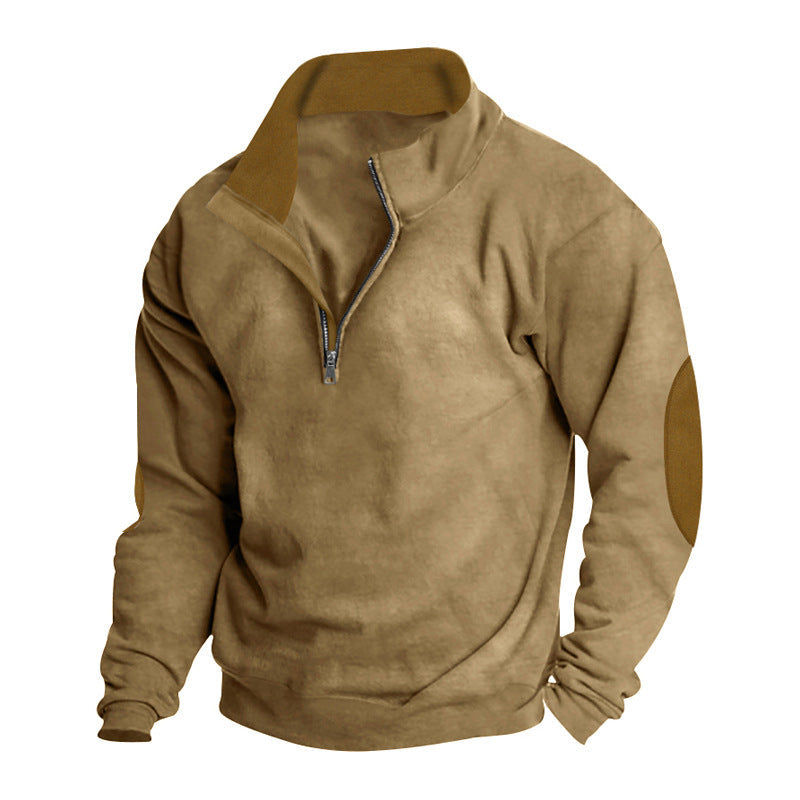 Men's Half Zip Knit Cardigan