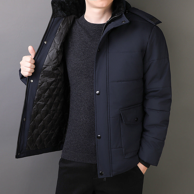 Men's Hooded Padded Winter Jacket