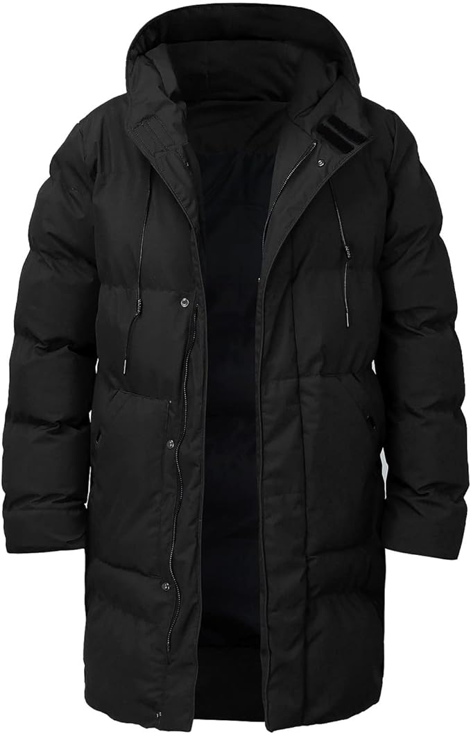 Men's Knee Length Puffer Winter Jacket