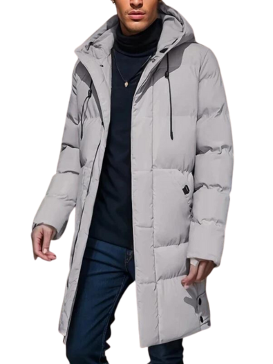 Men's Knee Length Puffer Winter Jacket