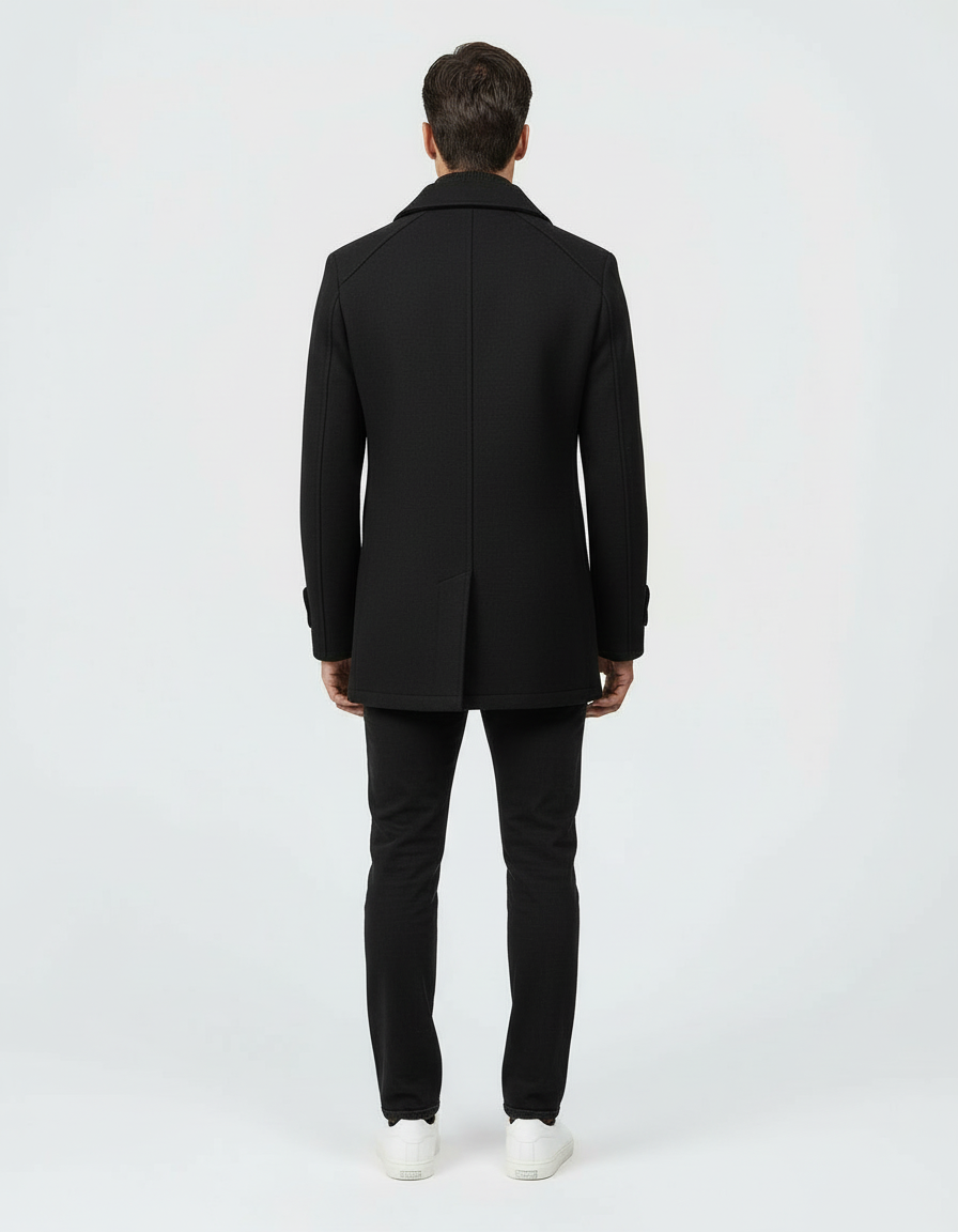 Men's Layered Collar Winter Jacket