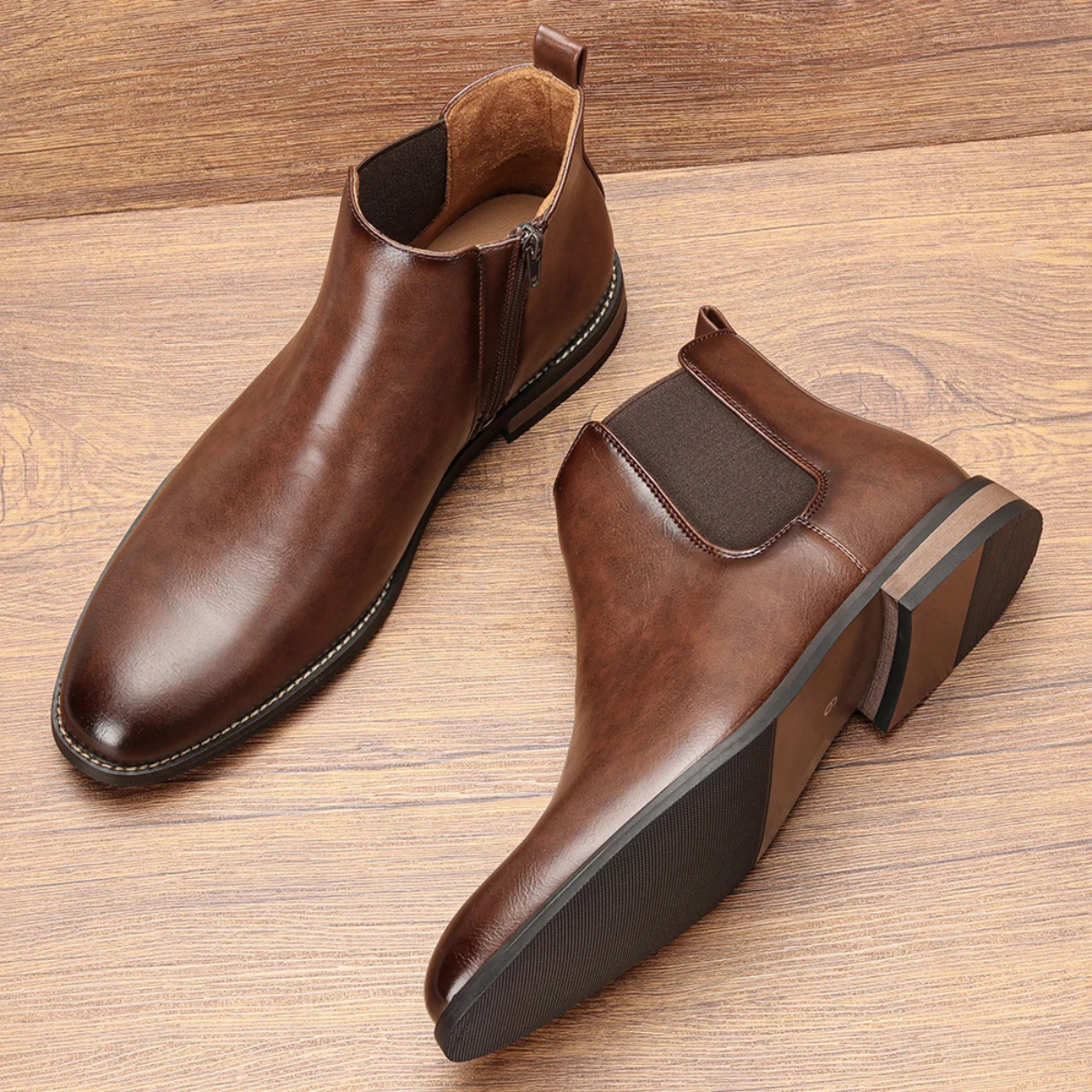 Men's Leather Chelsea Boots
