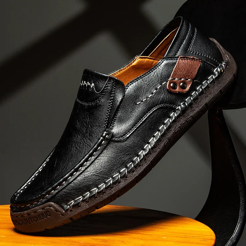 Men's Leather Slip On Loafers