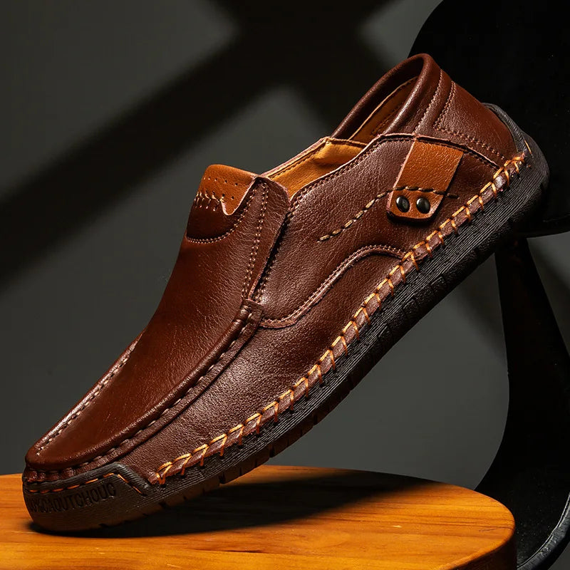 Men's Leather Slip On Loafers