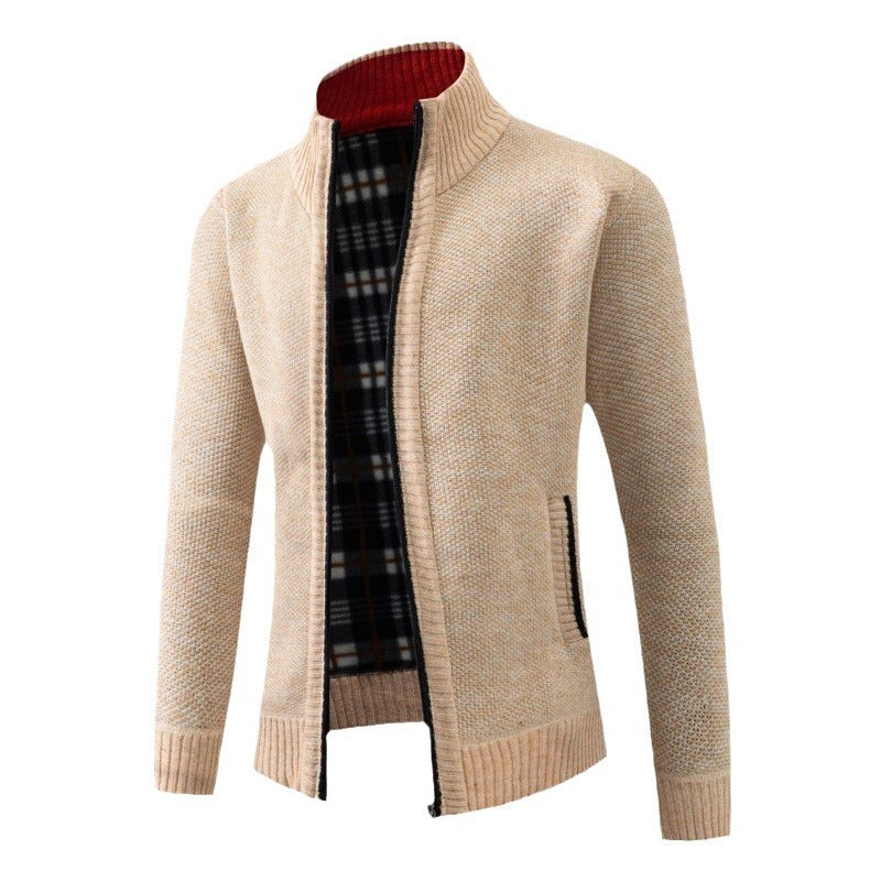 Men's Lined Knit Cardigan