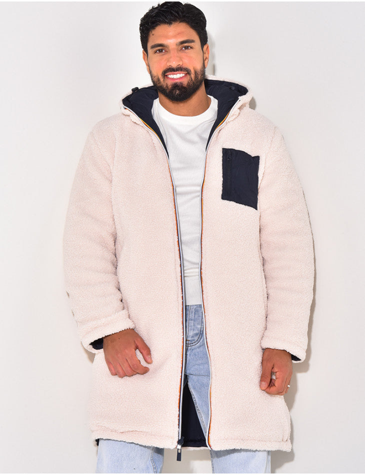 Men's Long Hooded Winter Coat