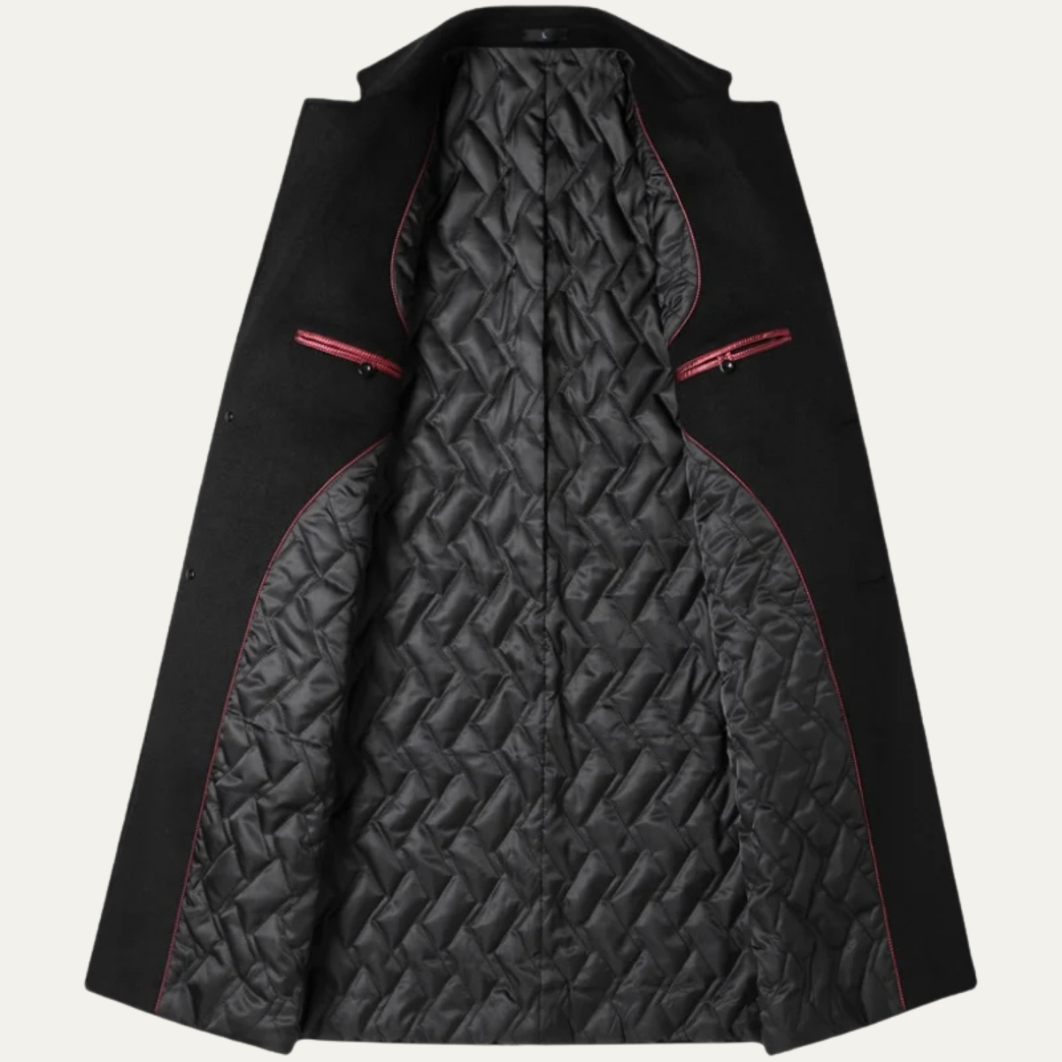 Men's Long Wool Overcoat for Smart Winter Style
