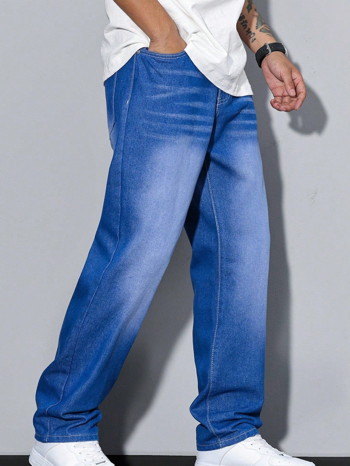 Men's Loose Fit Baggy Jeans