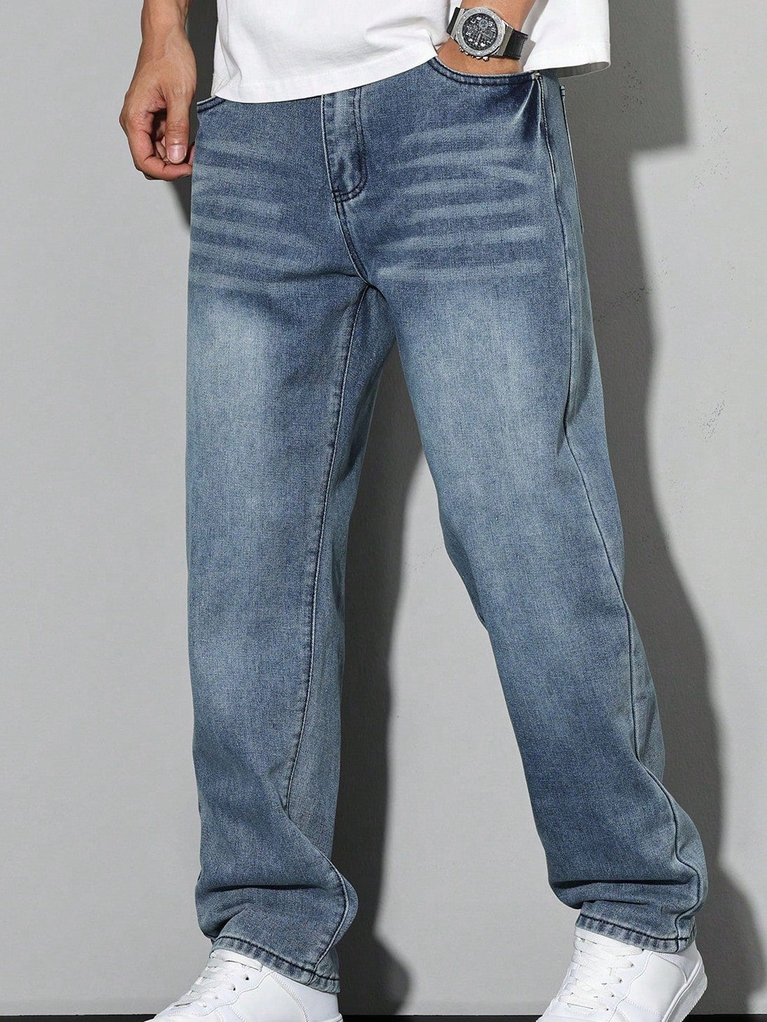 Men's Loose Fit Baggy Jeans
