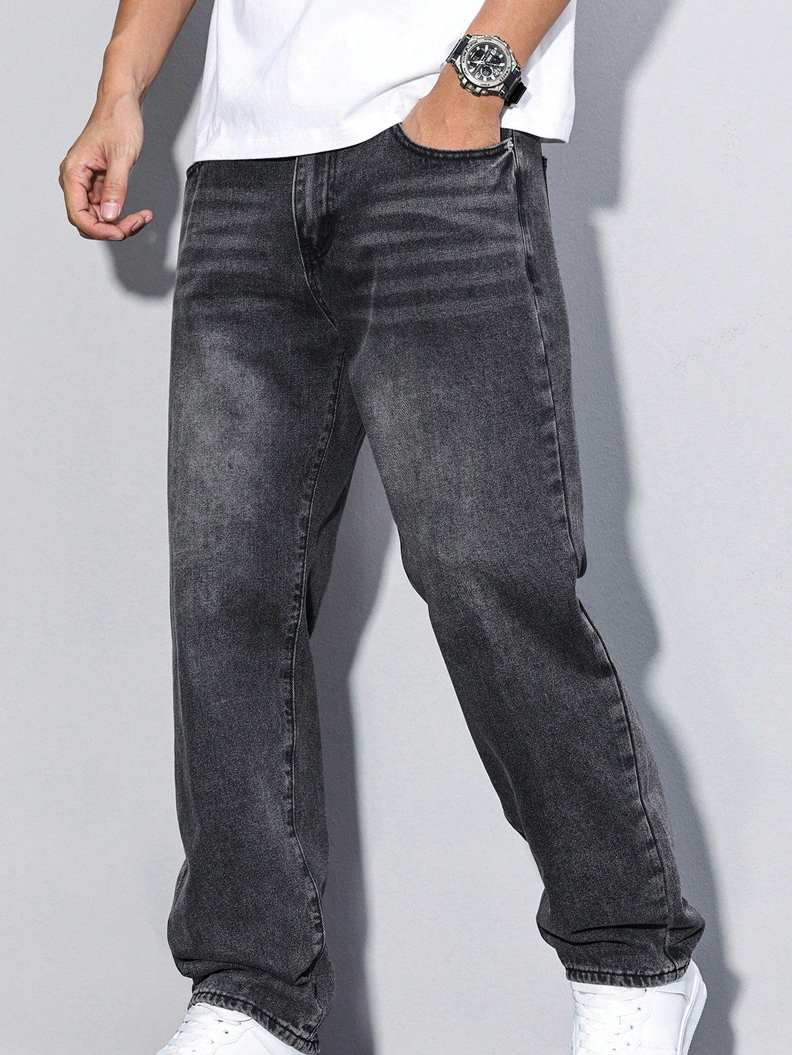 Men's Loose Fit Baggy Jeans