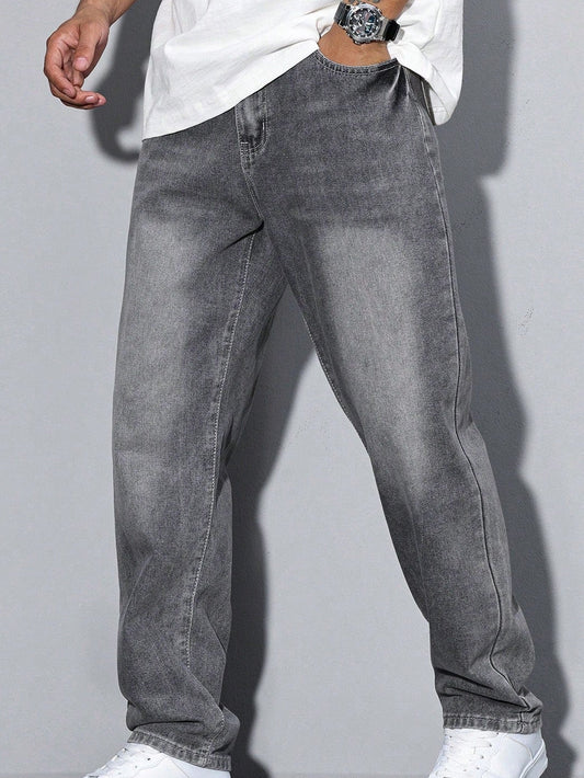 Men's Loose Fit Baggy Jeans