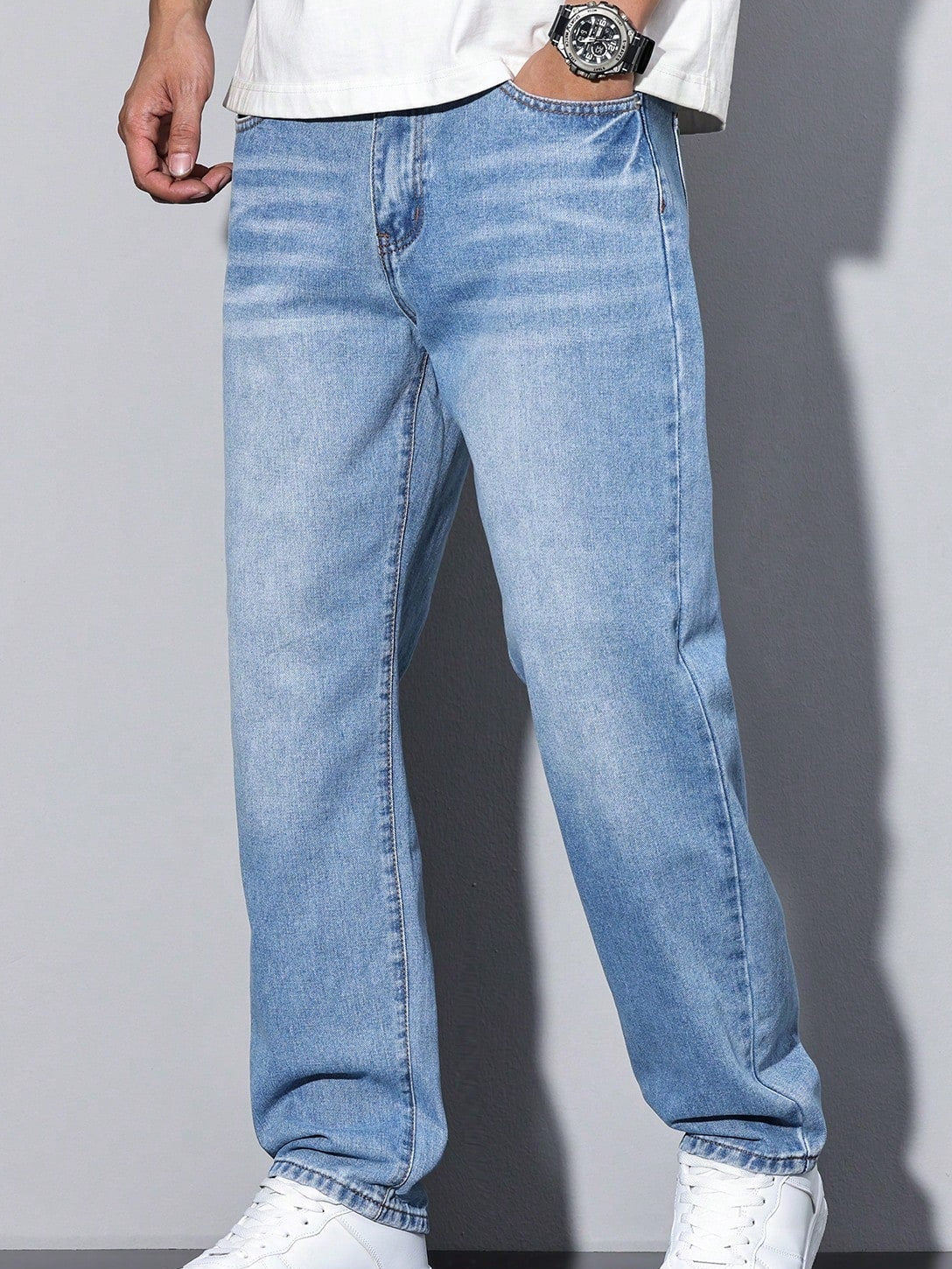 Men's Loose Fit Baggy Jeans