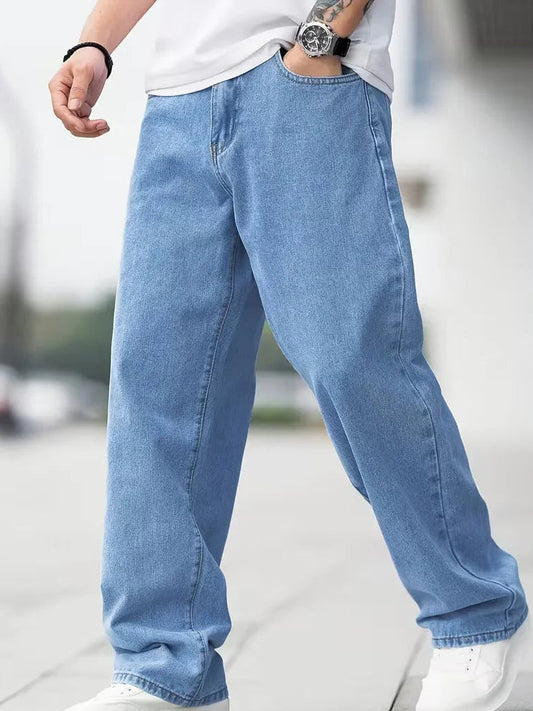 Men's Mid Rise Baggy Jeans