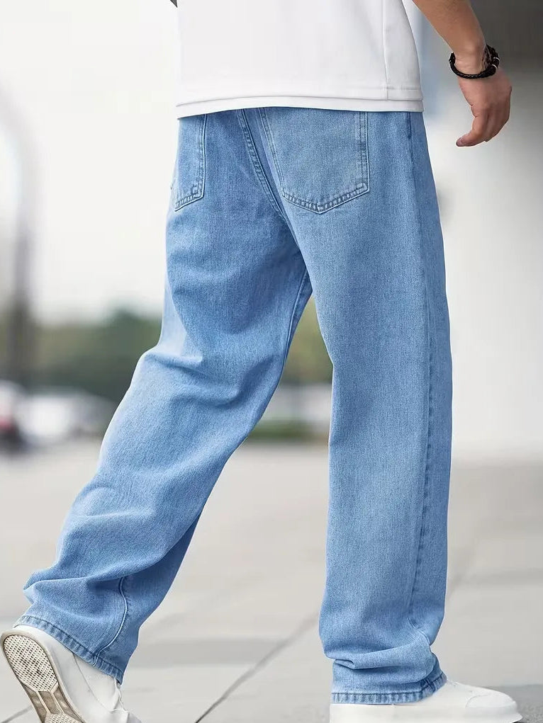 Men's Mid Rise Baggy Jeans