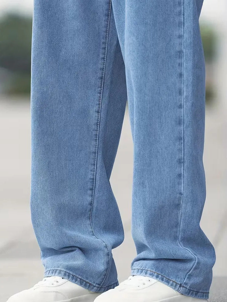 Men's Mid Rise Baggy Jeans