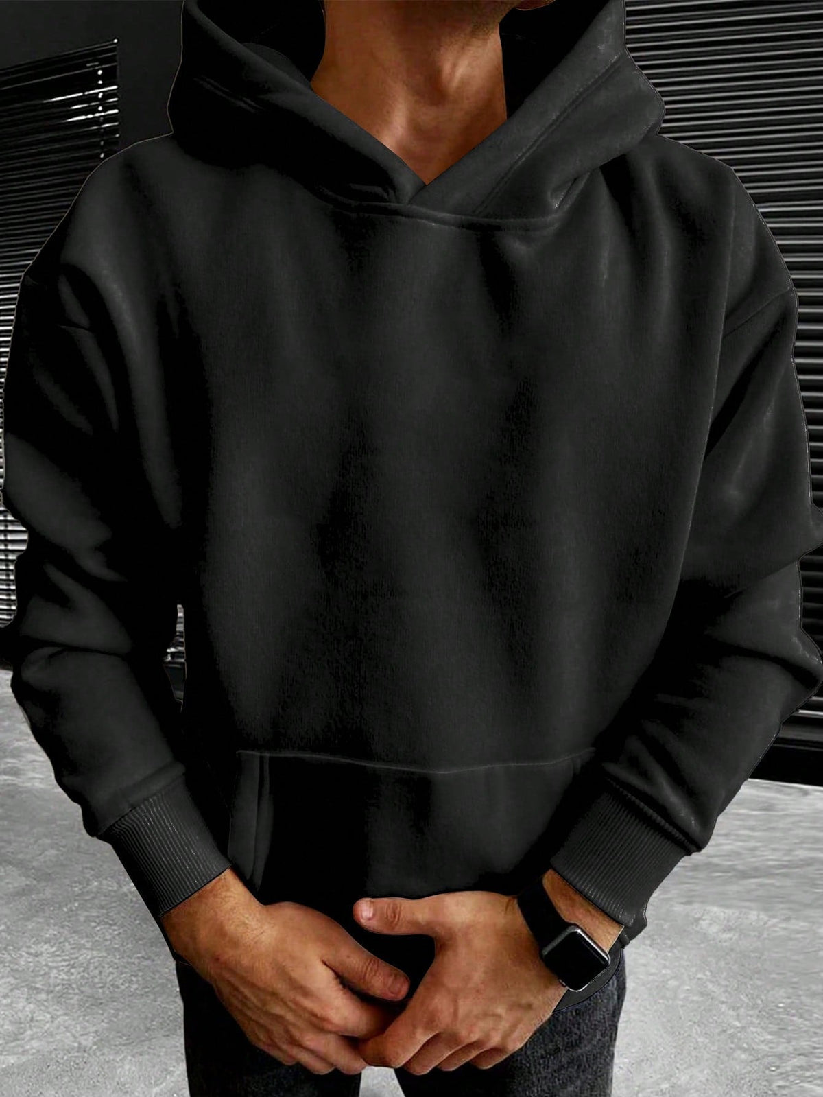 Men's Oversized Fleece Hoodie