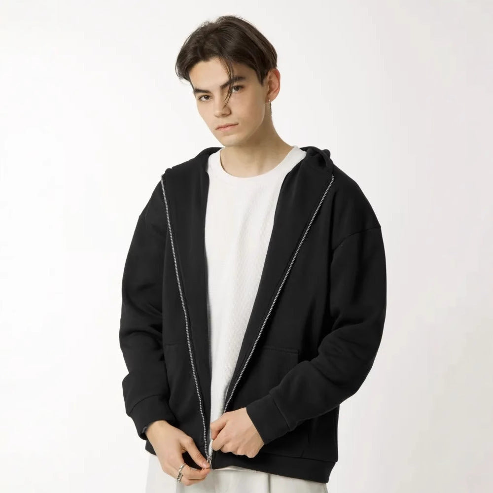 Men's Oversized Zip Up Hoodie