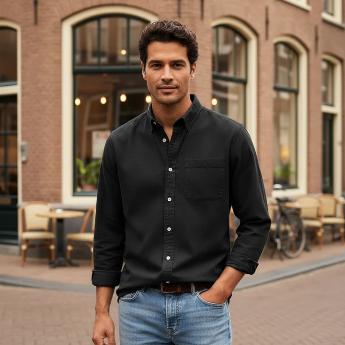 Men's long sleeve shirt