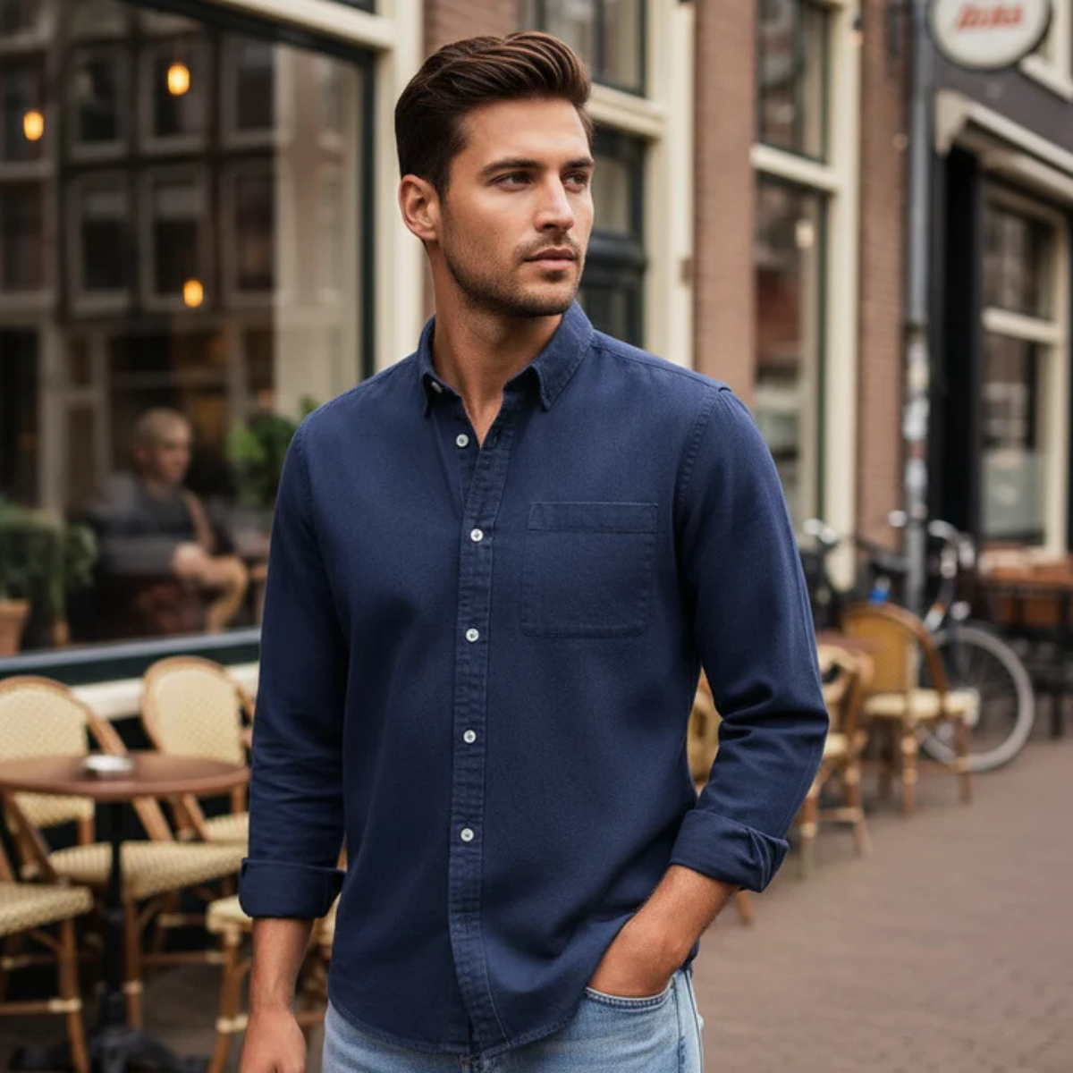 Men's long sleeve shirt