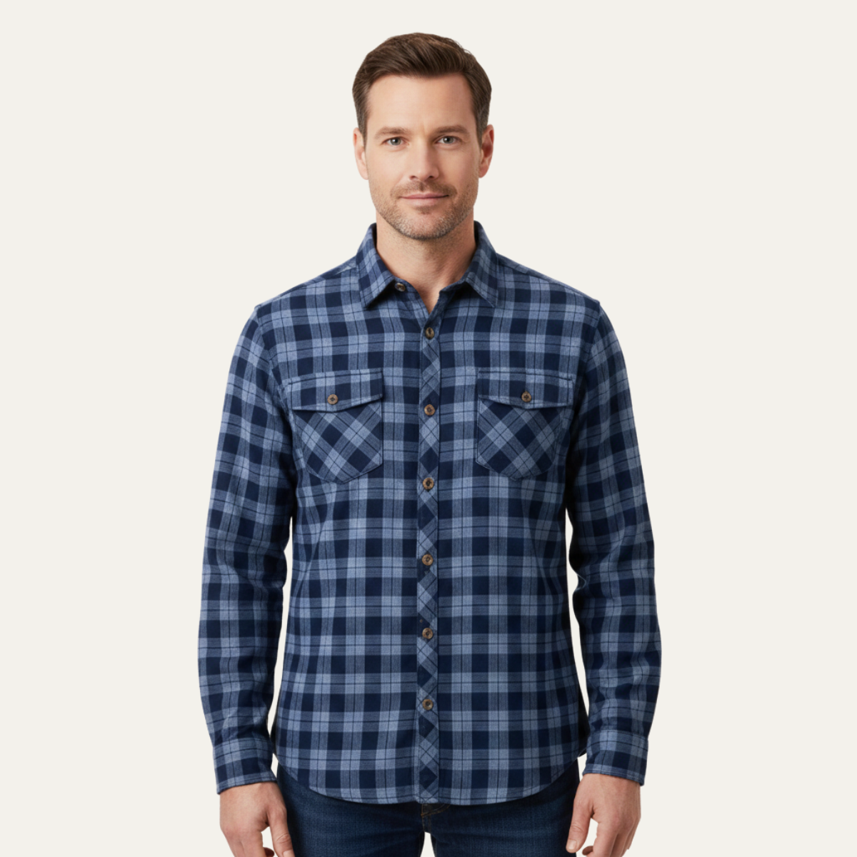 Men's plaid flannel shirt