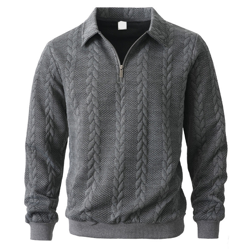 men's cable knit knit sweater