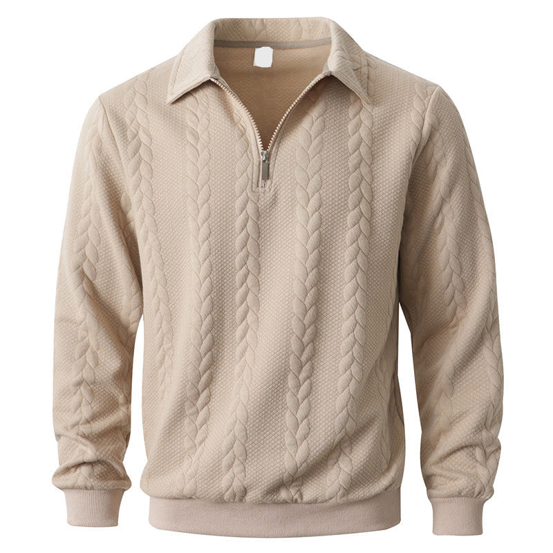 men's cable knit knit sweater