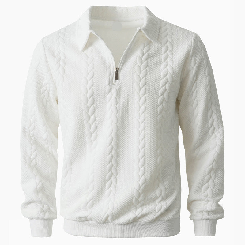 men's cable knit knit sweater