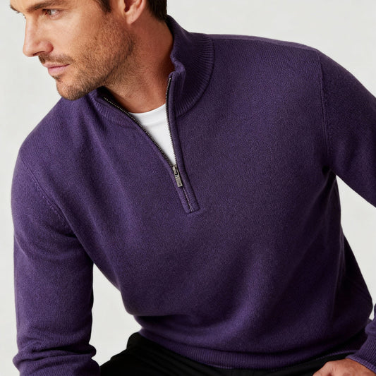 men's knit knit sweater
