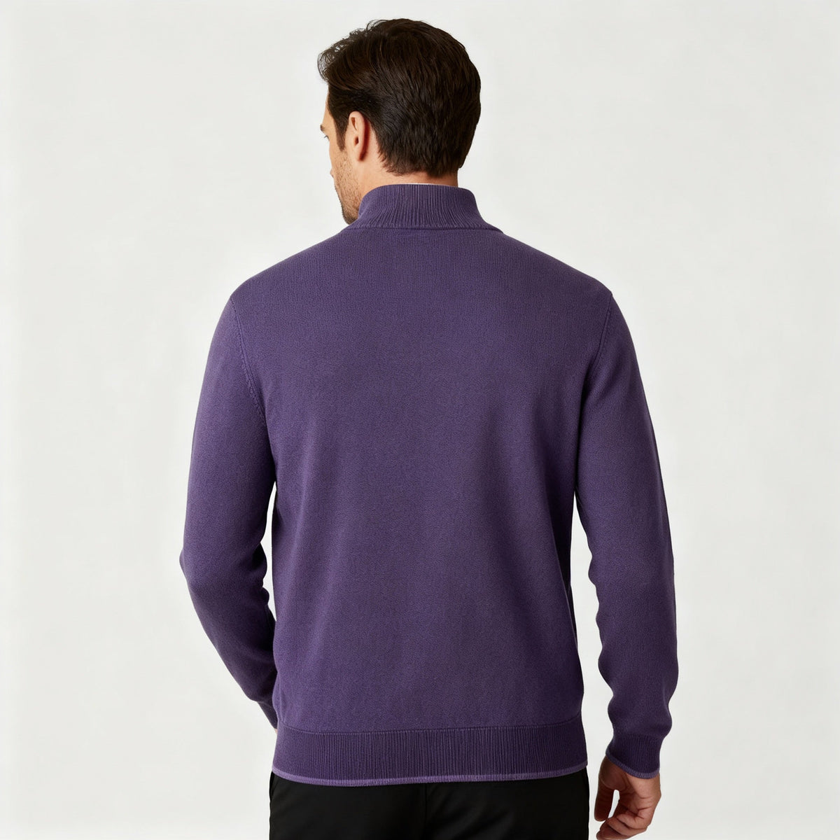 men's knit knit sweater