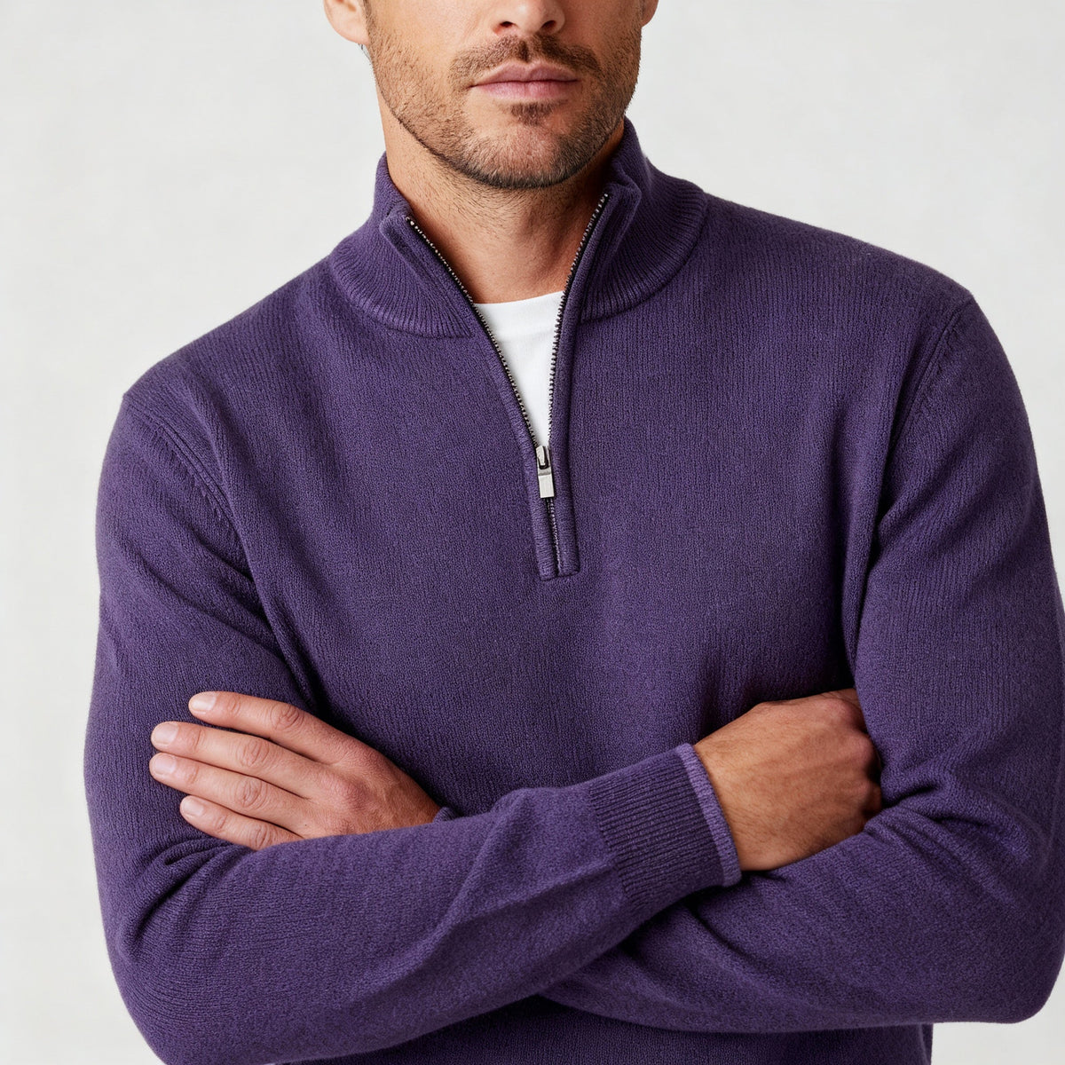 men's knit knit sweater