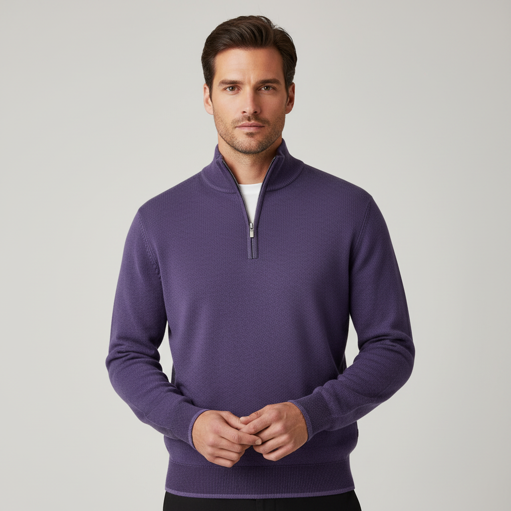 men's knit knit sweater