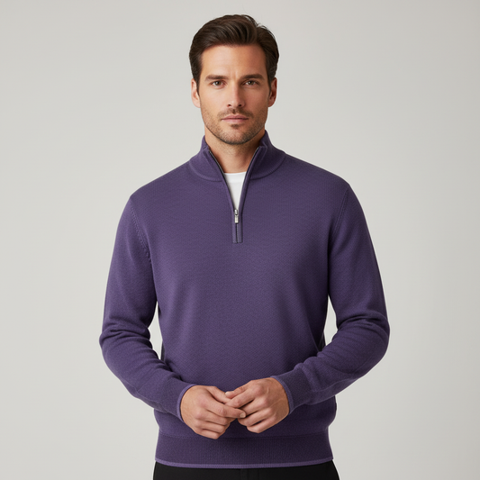 men's knit knit sweater