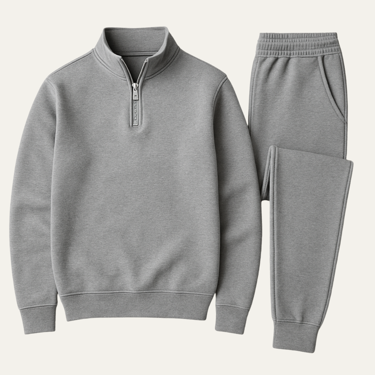 men's fleece two piece set