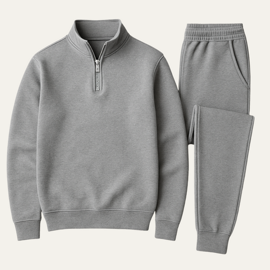 men's fleece two piece set