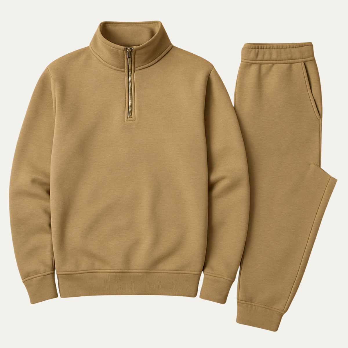 men's fleece two piece set