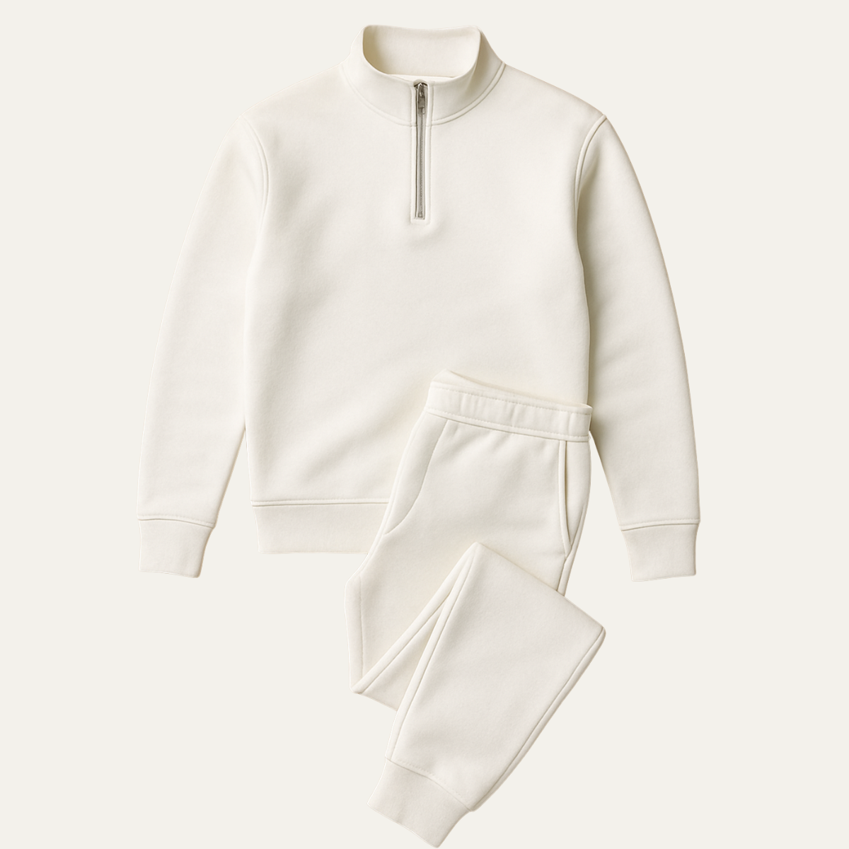 men's fleece two piece set