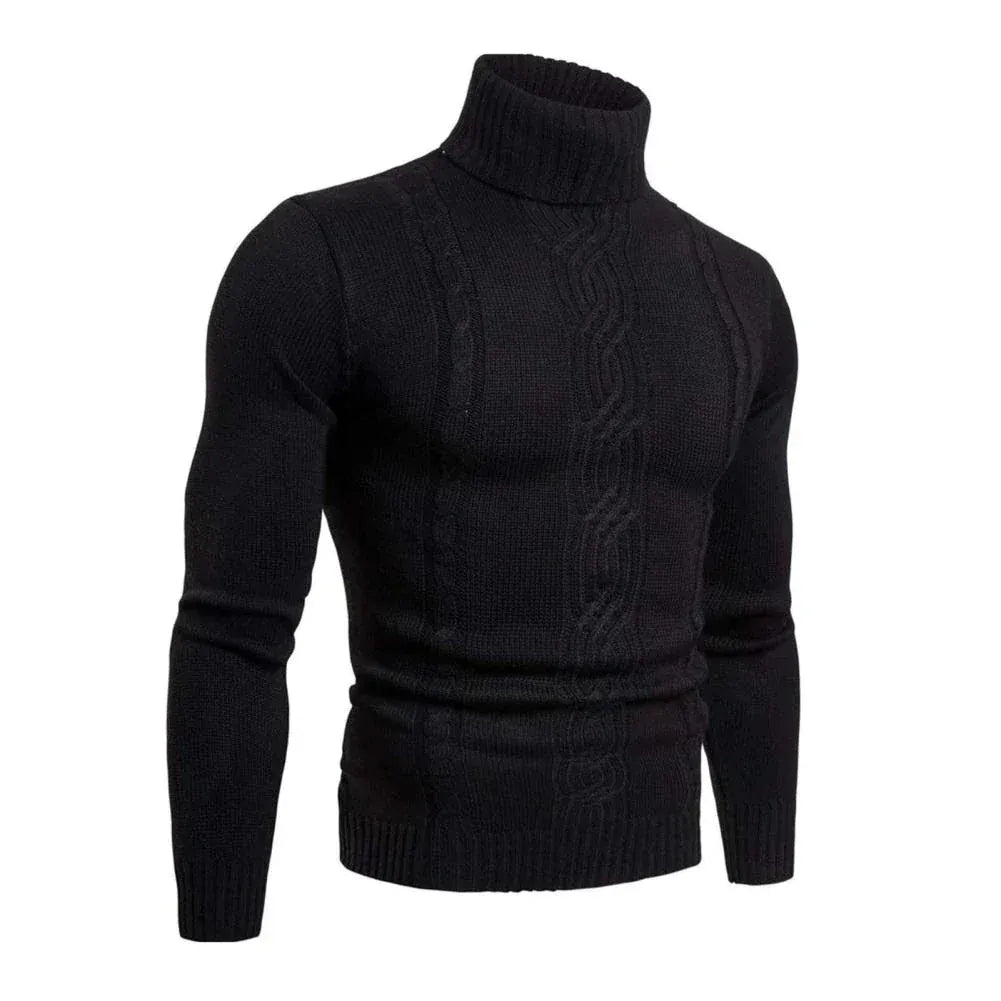 men's cable knit knit sweater
